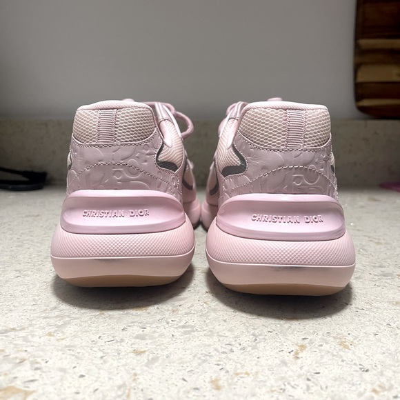MEN DIOR PINK SNEAKERS SIZE 8 - Picture 3 of 4
